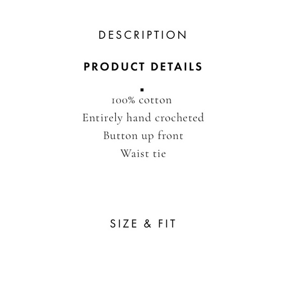 SOLD ⚡️BNWT Chasing Unicorns Hickory Winds Crochet Top 🕊 - Picture 5 of 16